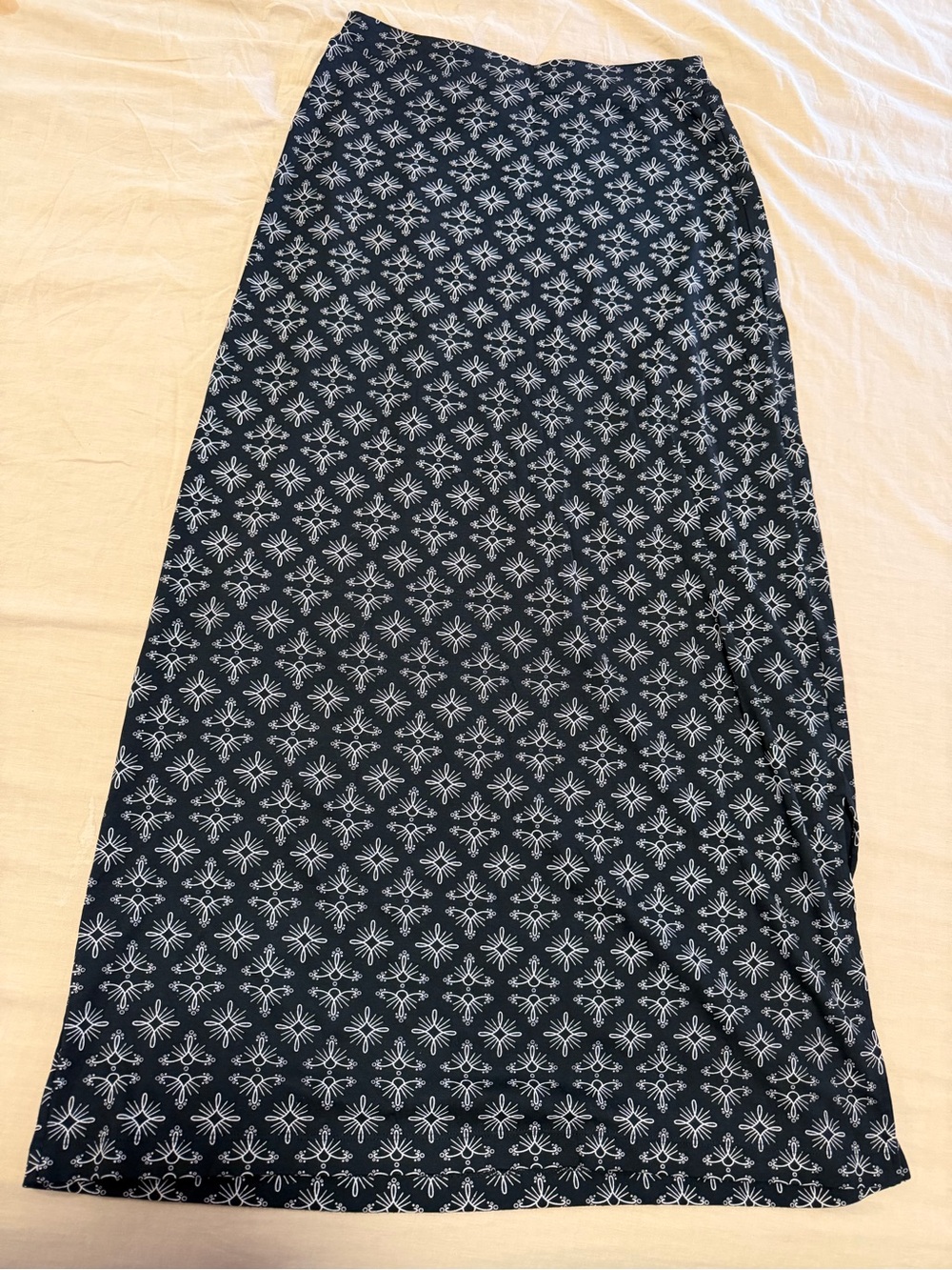 Fair Indigo Patterned Maxi Skirt